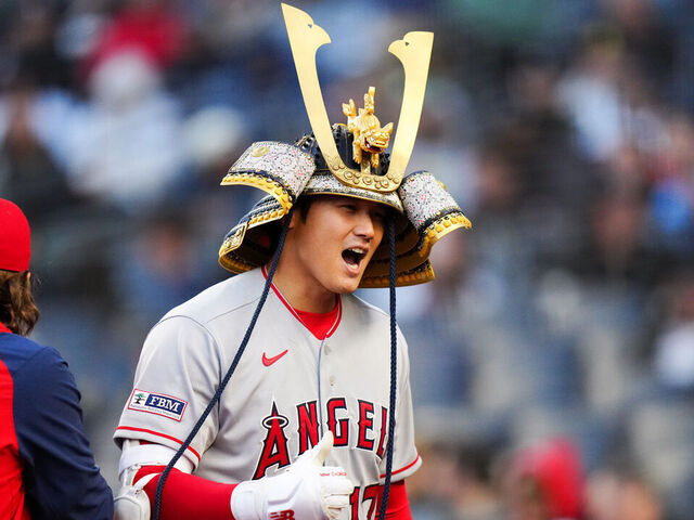 Image: https://assets-cms.thescore.com/uploads/image/file/572618/w640xh480_GettyImages-1251966227.jpg?ts=1681877657 Los Angeles Angels  New York Yankees  April 18 2023  MLB  Baseball   Recap  theScorecom