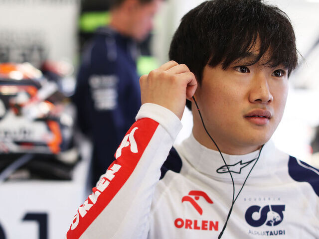 MELBOURNE, AUSTRALIA - APRIL 02: Yuki Tsunoda of Japan and Scuderia AlphaTauri prepares to drive in the garage prior to the F1 Grand Prix of Australia at Albert Park Grand Prix Circuit on April 02, 2023 in Melbourne, Australia.