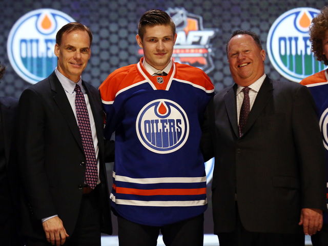 Oilers select Leon Draisaitl with the 3rd overall pick in NHL Draft