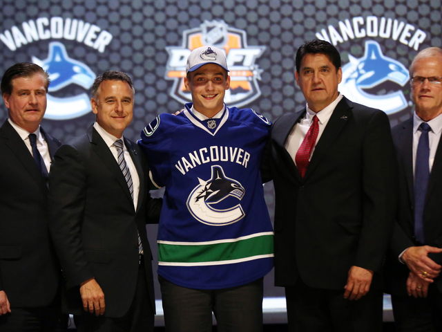 Canucks select Jake Virtanen with the 6th overall pick at NHL Draft