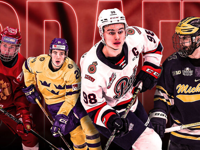 2025 NHL mock draft Michkov slides in postlottery projection