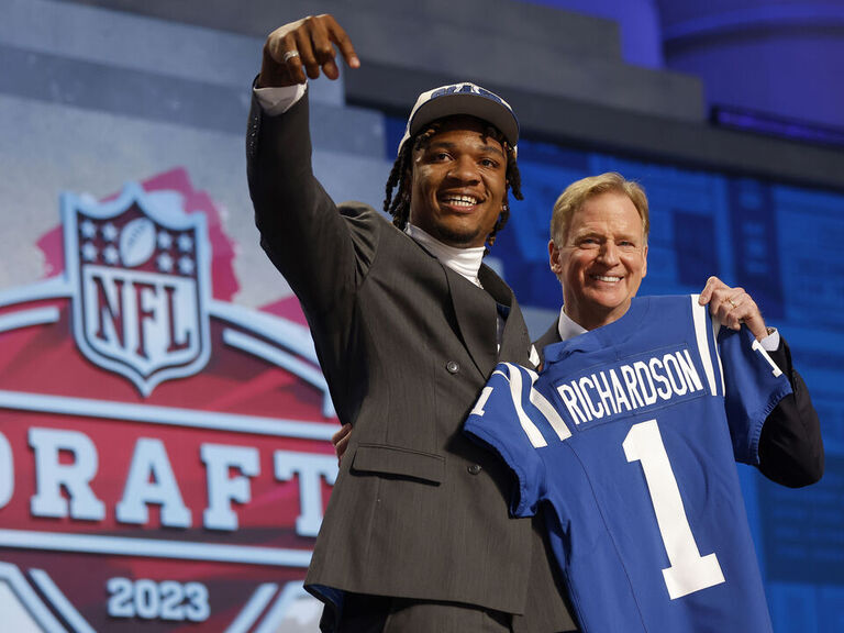 Indianapolis Colts' Anthony Richardson splitting first-team reps