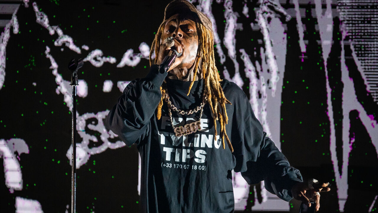 NASHVILLE, TENNESSEE - APRIL 27: Lil Wayne performs at Marathon Music Works on April 27, 2023 in Nashville, Tennessee.