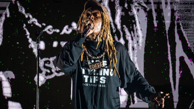 NASHVILLE, TENNESSEE - APRIL 27: Lil Wayne performs at Marathon Music Works on April 27, 2023 in Nashville, Tennessee.