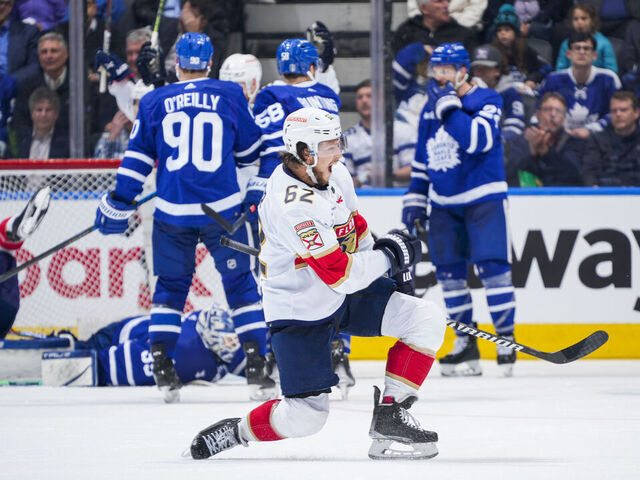 Maple Leafs eliminated from playoffs as Panthers' Cousins scores