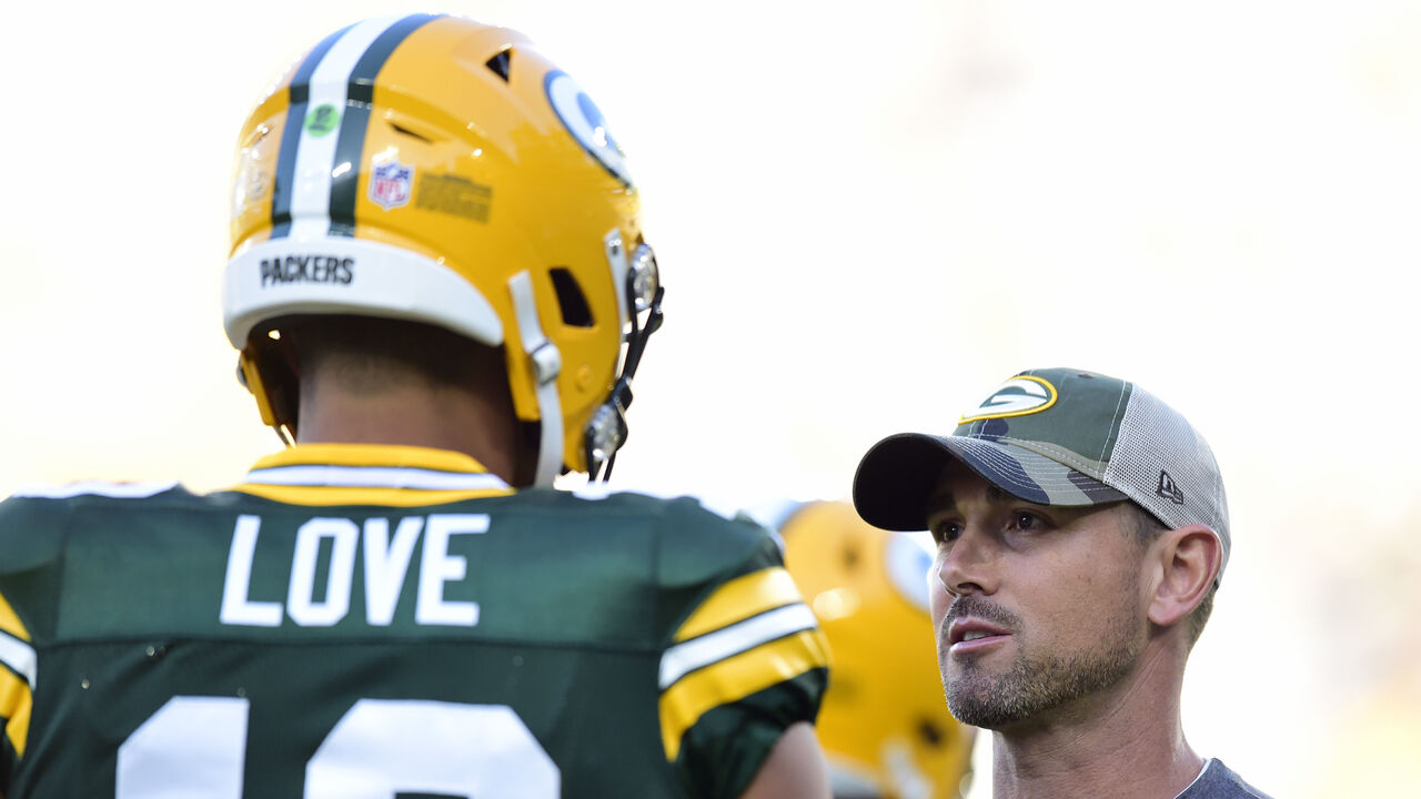 Packers' Jordan Love has made 'huge strides' and Matt LaFleur says the  credit goes to team's QBs coach 