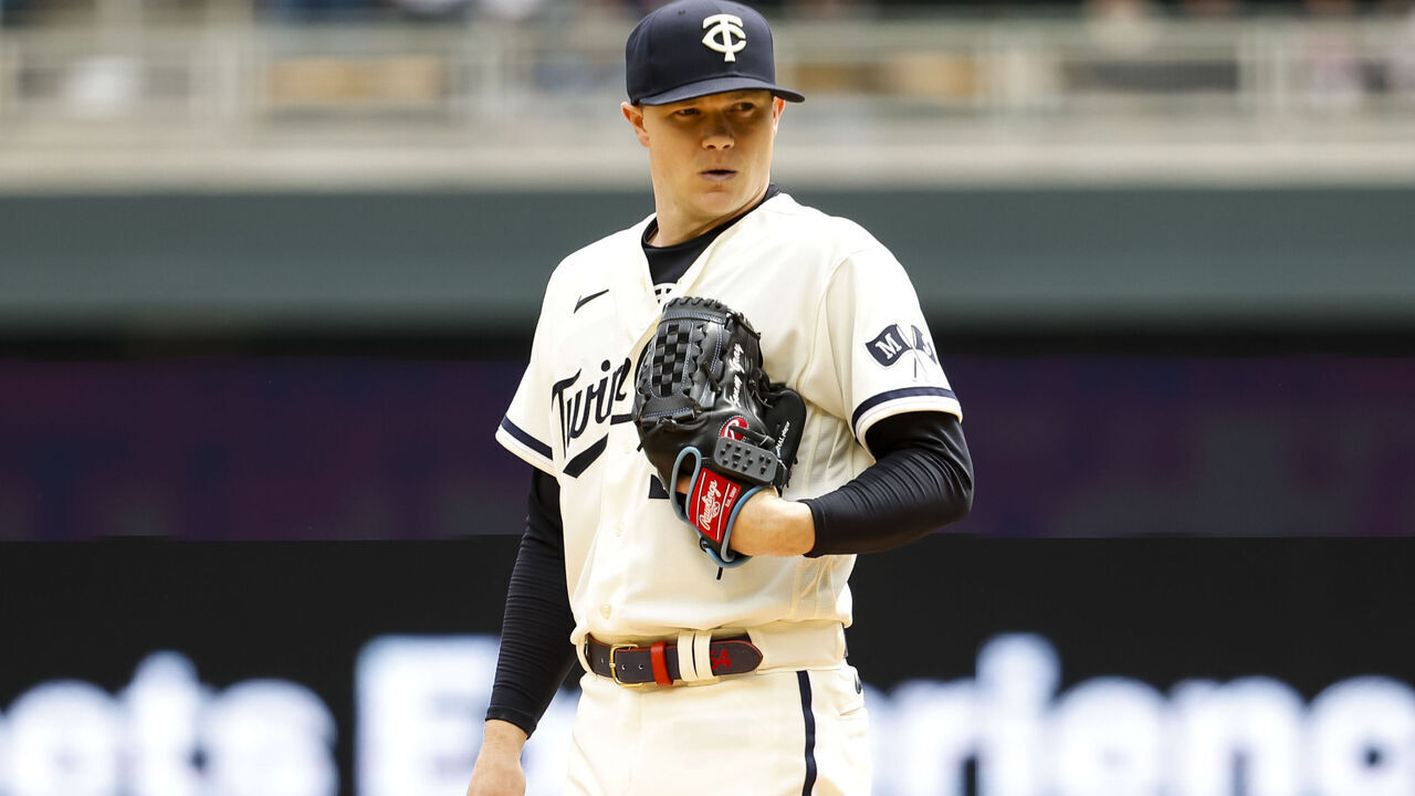 MINNEAPOLIS, MN - APRIL 30: Sonny Gray #54 of the Minnesota Twins prepares to pitch against the Kansas City Royals in the first inning at Target Field on April 30, 2023 in Minneapolis, Minnesota. The Twins defeated the Royals 8-4.