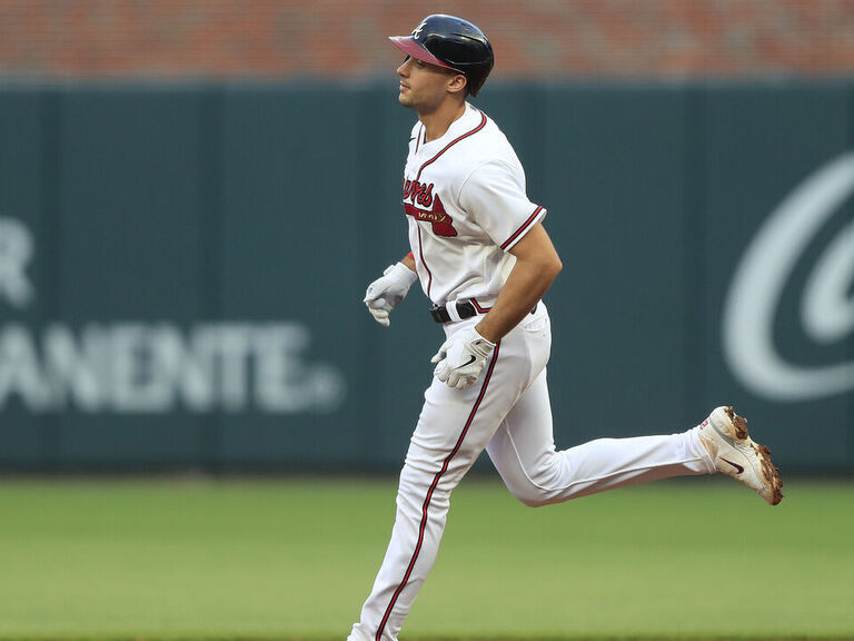 Matt Olson homers to bring the Braves within one of the Red Sox.