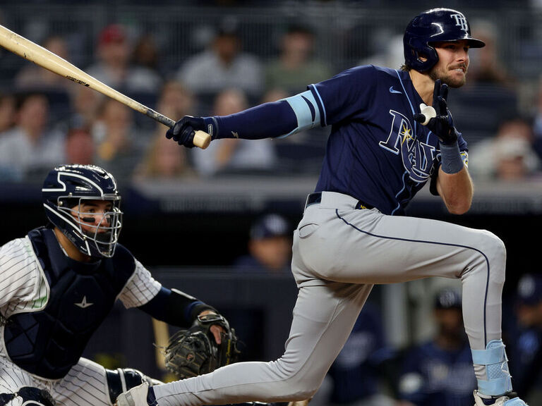 Josh Lowe hits 2-out, 2-run double in 9th in the Tampa Bay Rays' 3