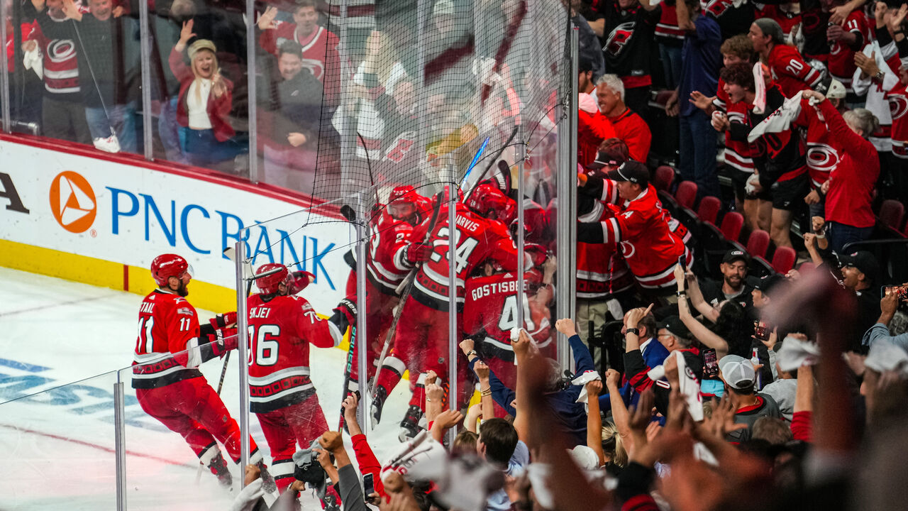 Jesper Fast scores on OT deflection, Hurricanes eliminate Devils