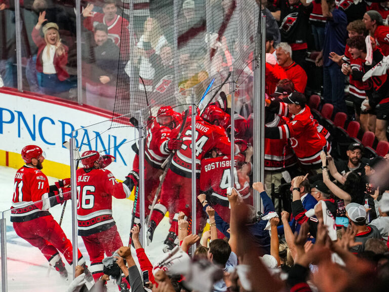 Canes eliminate Devils, advance to conference final on Fast's OT winner