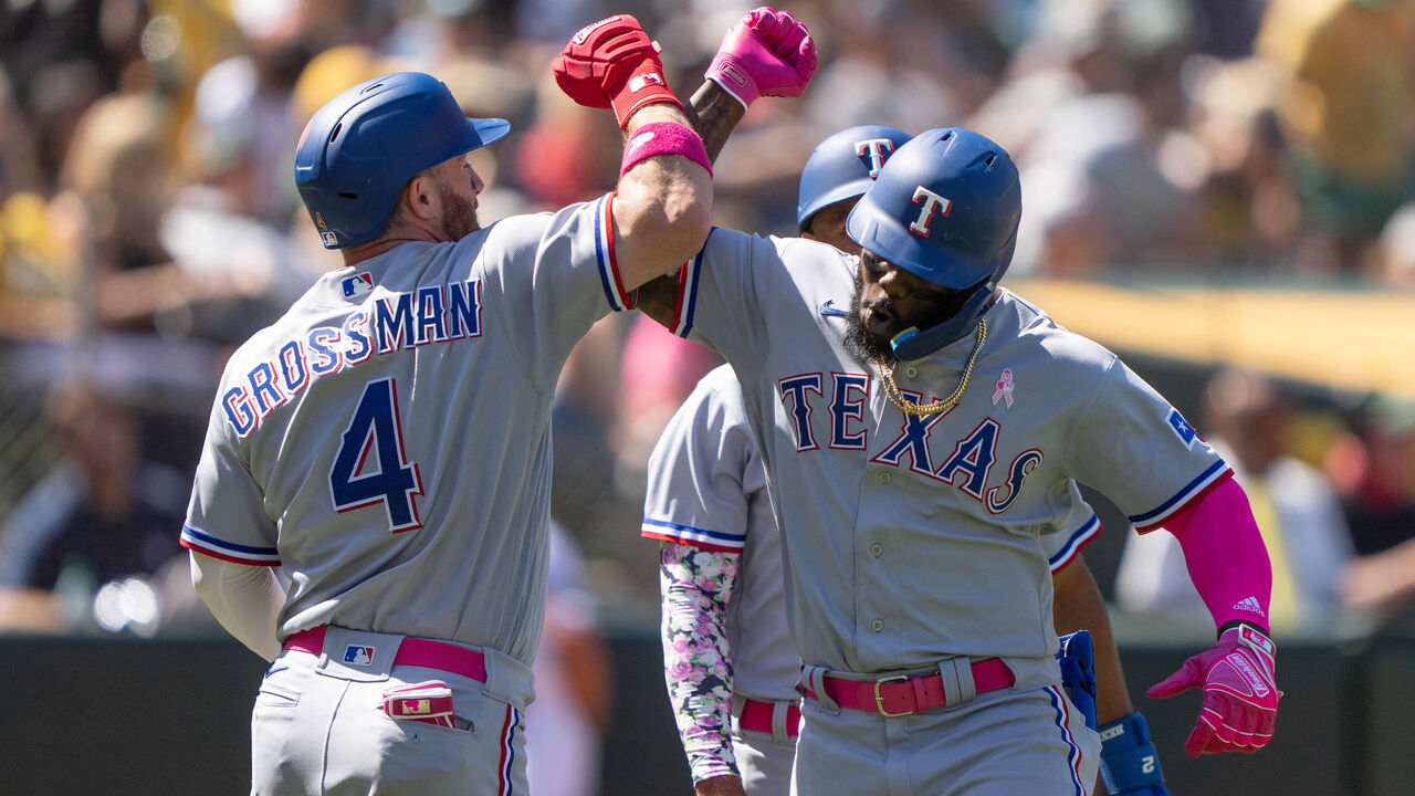 Rangers place OF Adolis Garcia (knee) on 10-day injured list, MLB Baseball