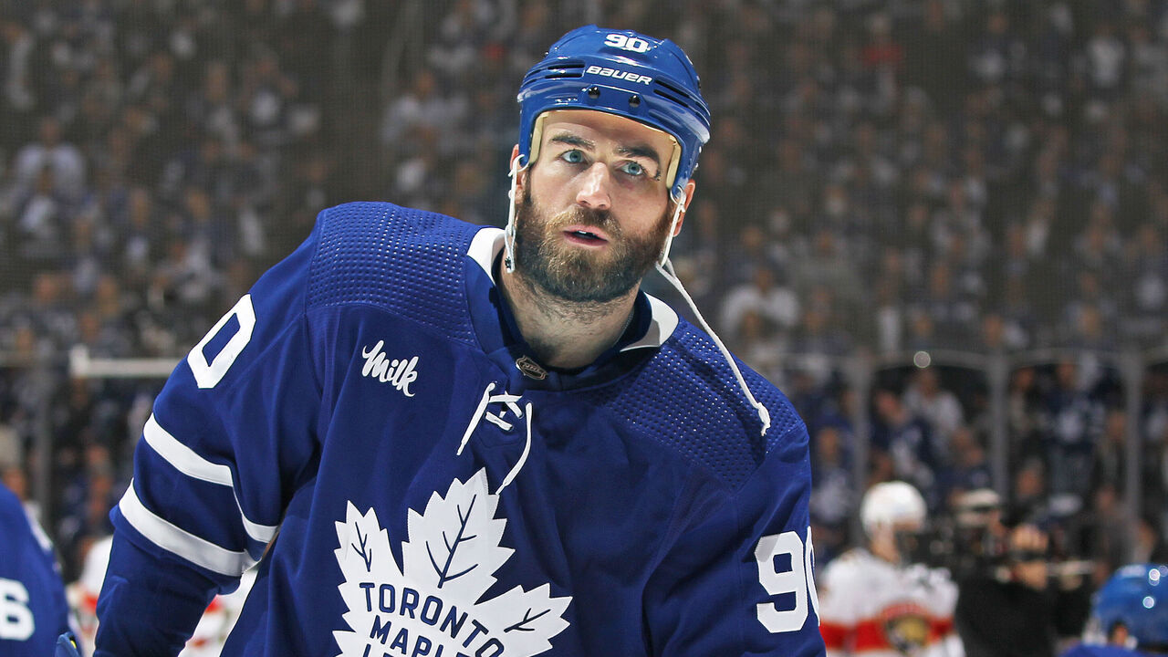 TORONTO, CANADA - MAY 4: Ryan O'Reilly #90 of the Toronto Maple Leafs gets set to play against the Florida Panthers in Game Two of the Second Round of the 2023 Stanley Cup Playoffs at Scotiabank Arena on May 4, 2023 in Toronto, Ontario, Canada. The Panthers defeated the Maple Leafs 3-2.
