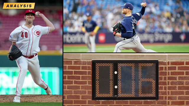 What effect is the pitch clock having on pitchers and injuries?