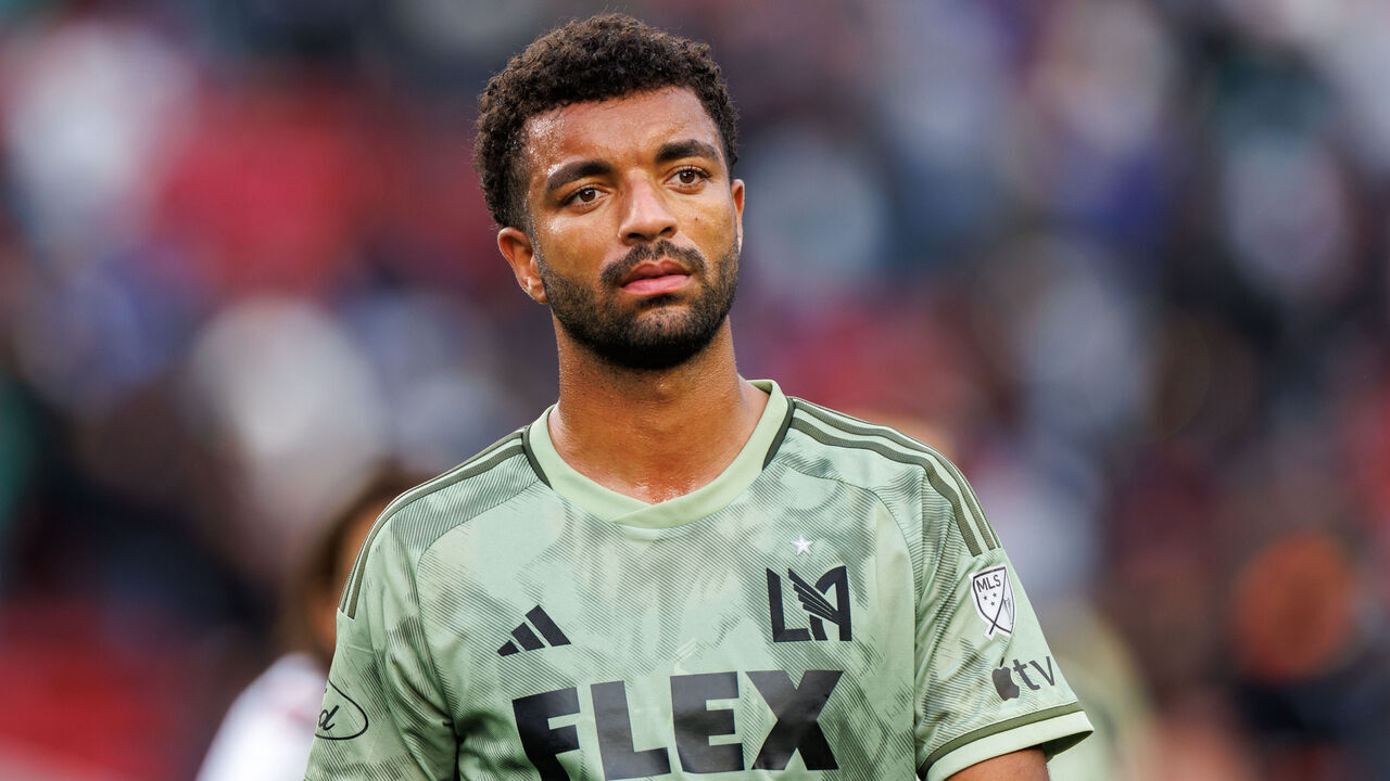 SANTA CLARA, CA - MAY 6: Timothy Tillman #11 of Los Angeles FC after a game between Los Angeles FC and San Jose Earthquakes at Levi's Stadium on May 6, 2023 in Santa Clara, California. .
