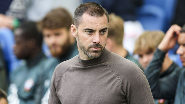 BRIGHTON, ENGLAND - MAY 21: Head Coach Ruben Selles of Southampton during the Premier League match between Brighton & Hove Albion and Southampton FC at American Express Community Stadium on May 21, 2023 in Brighton, England.