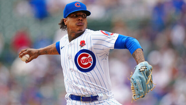 CHICAGO, IL - MAY 29: Marcus Stroman #0 of the Chicago Cubs pitches during the game between the Tampa Bay Rays and the Chicago Cubs at Wrigley Field on Monday, May 29, 2023 in Chicago, Illinois.