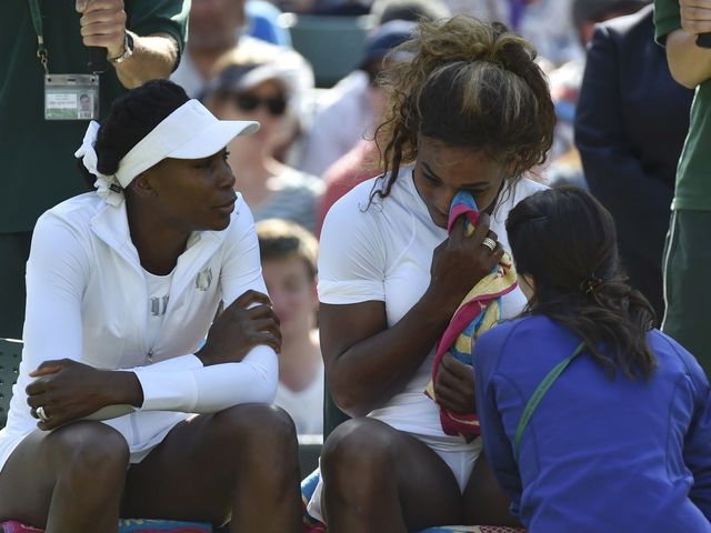 PHOTO: Serena Williams sleeping off her 'viral illness'