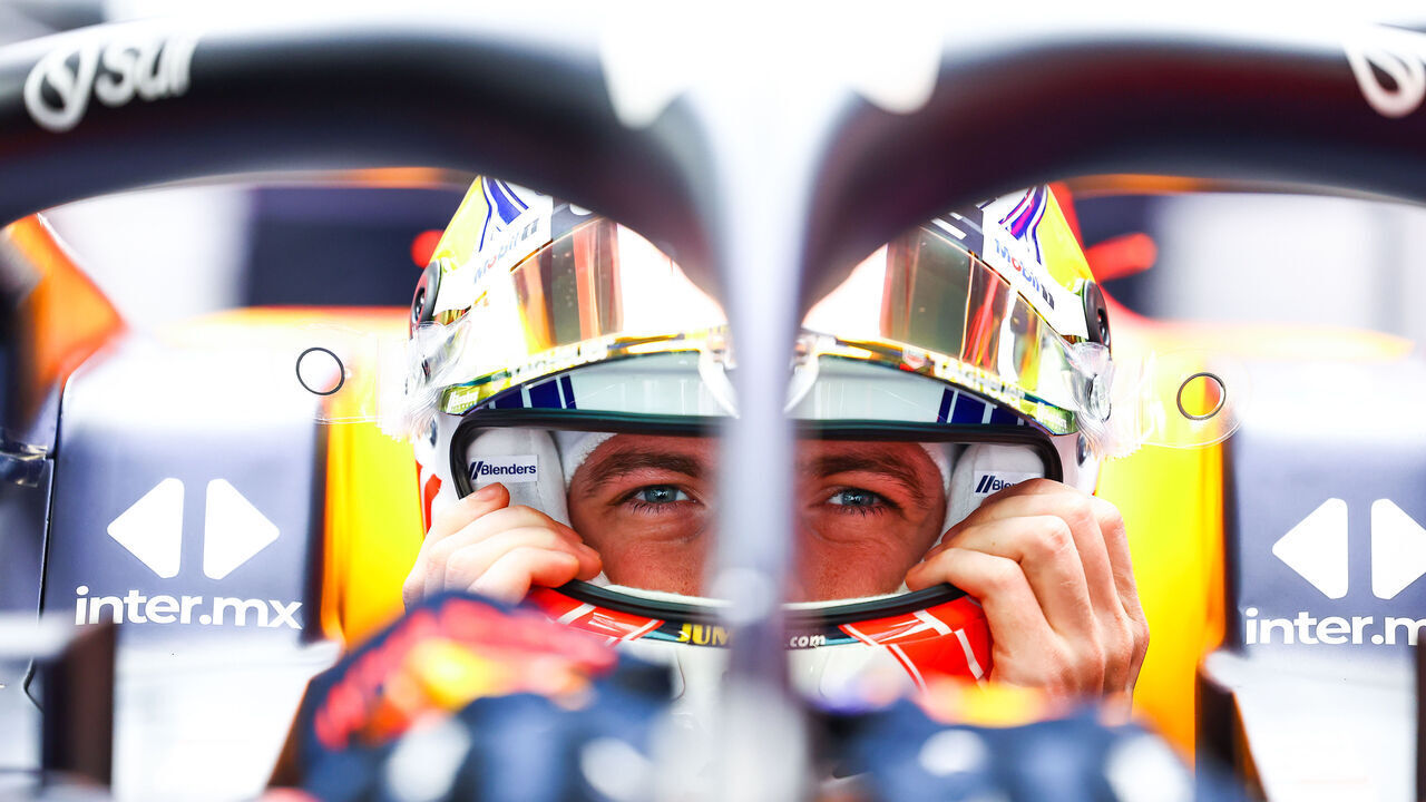 BARCELONA, SPAIN - JUNE 03: Max Verstappen of the Netherlands and Oracle Red Bull Racing prepares to drive in the garage during qualifying ahead of the F1 Grand Prix of Spain at Circuit de Barcelona-Catalunya on June 03, 2023 in Barcelona, Spain.