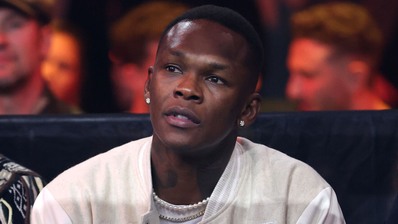 MELBOURNE, AUSTRALIA - MAY 24: UFC fighter Israel Adesanya attends the No Limit Fight Night at Margaret Court Arena on May 24, 2023 in Melbourne, Australia.