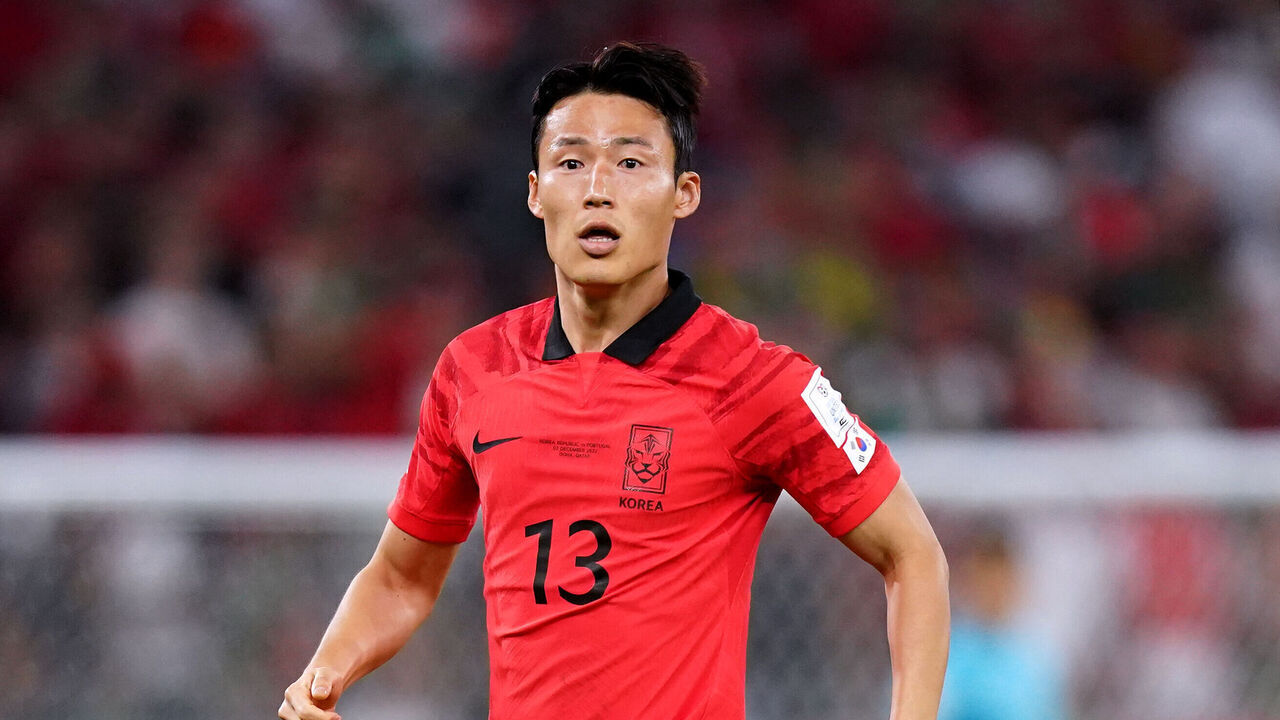 South Korea's Son Jun-ho during the FIFA World Cup Group H match at the Education City Stadium in Al-Rayyan, Qatar. Picture date: Friday December 2, 2022.