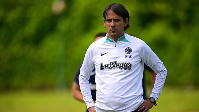 COMO, ITALY - JUNE 06: Head Coach Simone Inzaghi of FC Internazionale during the FC Internazionale training session at the club's training ground Suning Training Center at Appiano Gentile on June 06, 2023 in Como, Italy.