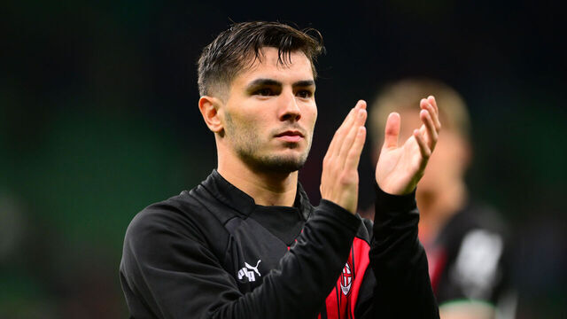 MILAN, ITALY - MAY 20: Brahim Diaz of Ac Milan look on after the Serie A match between AC Milan and UC Sampdoria at Stadio Giuseppe Meazza on May 20, 2023 in Milan, Italy.
