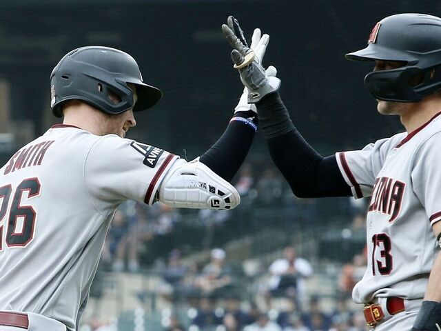 First-place D-backs rally in ninth to finish off sweep of Tigers in Detroit