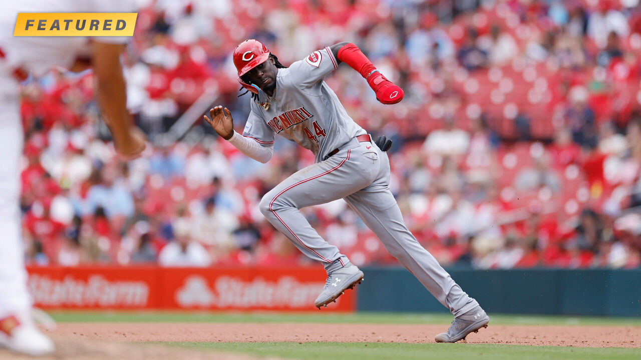 Deion Sanders of the Cincinnati Reds at bat during the game against News  Photo - Getty Images