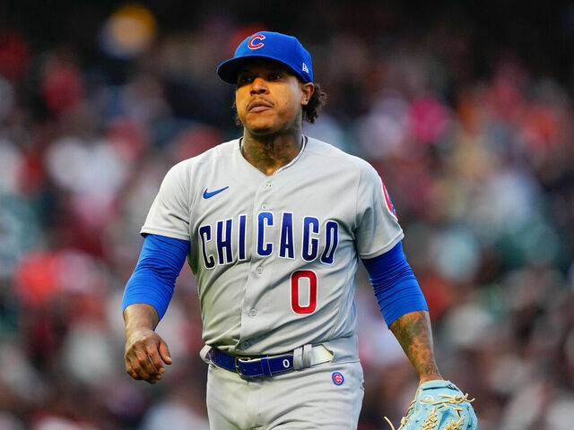 SAN FRANCISCO, CALIFORNIA - JUNE 9: Marcus Stroman #0 of the Chicago Cubs pitching against the San Francisco Giants at Oracle Park on June 9, 2023 in San Francisco, California.
