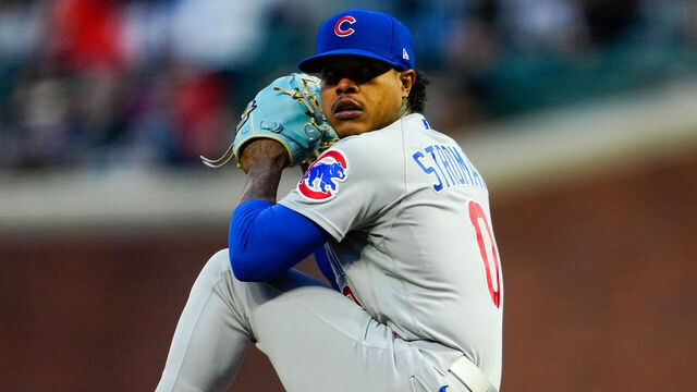 SAN FRANCISCO, CALIFORNIA - JUNE 9: Marcus Stroman #0 of the Chicago Cubs pitching against the San Francisco Giants at Oracle Park on June 9, 2023 in San Francisco, California.