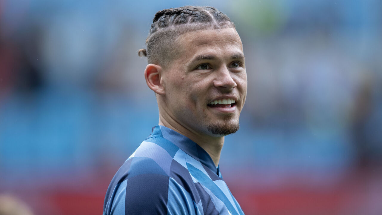 MANCHESTER, ENGLAND - MAY 6: Kalvin Phillips of Manchester City ahead of the Premier League match between Manchester City and Leeds United at Etihad Stadium on May 6, 2023 in Manchester, United Kingdom.