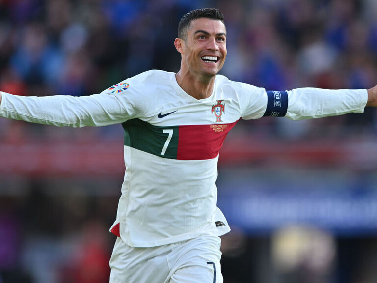 Amazing Ronaldo Adds Second After Becoming First Man To Score At Six World Cups Moment Illustration Amazing Ronaldo Adds Second After Becoming First Man To Score At Six World Cups Moment Illustration