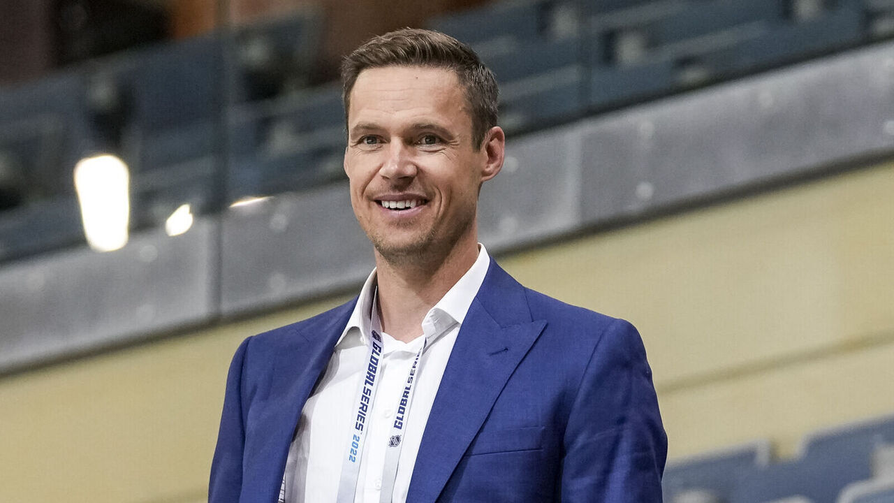 PRAGUE, CZECH REPUBLIC - OCTOBER 07: Pekka Rinne of Nashville during the practice ahead of the 2022 NHL Global Series Challenge Czech Republic match between San Jose Sharks and Nashville Predators at O2 Arena on October 7, 2022 in Prague, Czech Republic.