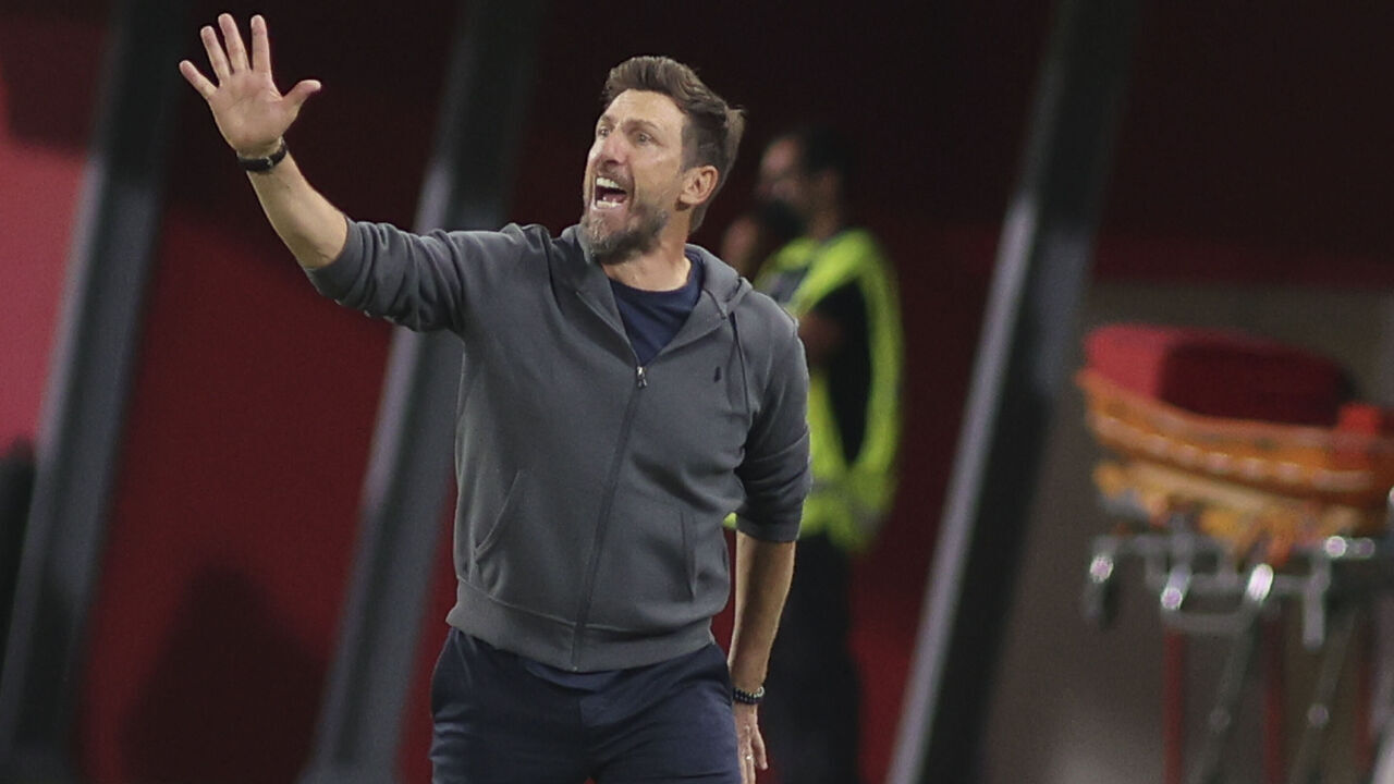 Mister Eusebio Di Francesco -Hellas Verona during the Italian football Serie A match Bologna FC vs Hellas Verona FC on September 13, 2021 at the Renato Dall&amp;#39;Ara stadium in Bologna, Italy