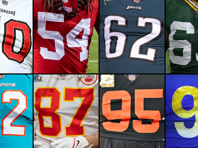 The best active NFL player wearing each jersey number: 50-99