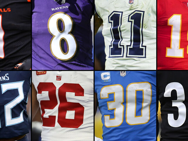 The best active NFL player wearing each jersey number: 0-49