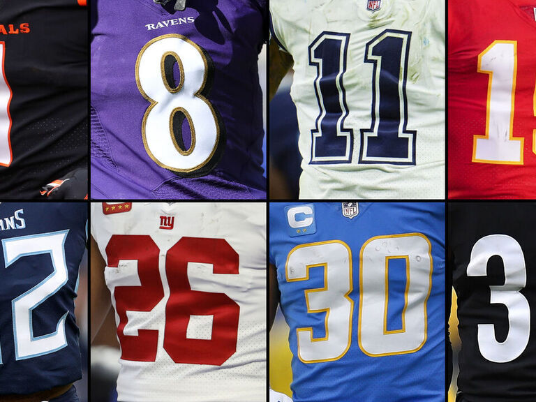 The best active NFL player wearing each jersey number: 0-49 | theScore.com