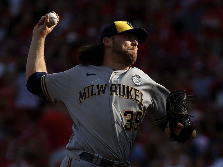 A shorthaired Corbin Burnes DOMINATED The Reds last night across 6 sco, Baseball