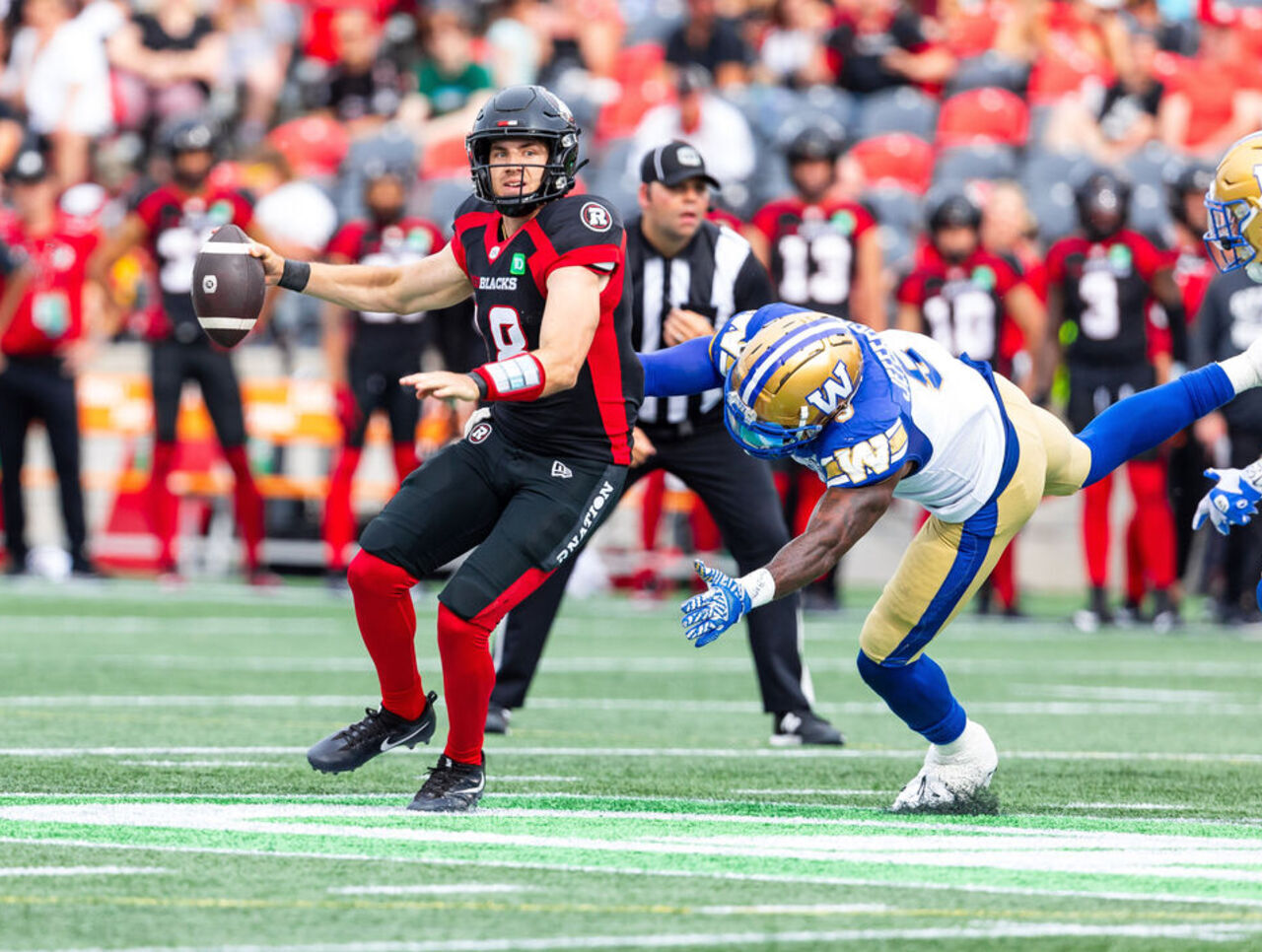 CFL HONOUR ROLL: WEEK 17 – ADAMS, JUDGE AND LIONS' O-LINE MAKE THE GRADE