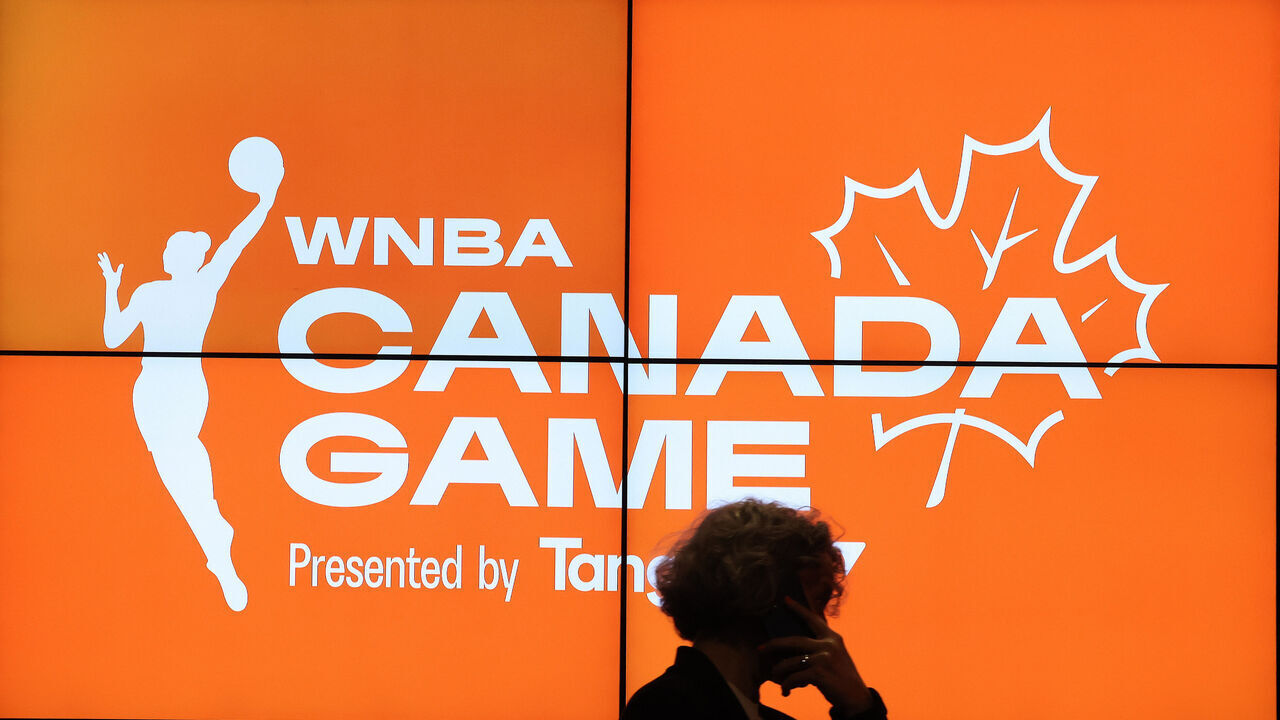 TORONTO, ON- MAY 13 - as the Minnesota Lynx fall to the Chicago Sky 84-72 in a preseason WNBA in Canada at Scotiabank Arena in Toronto. May 13, 2023. (Steve Russell/Toronto Star via Getty Images)