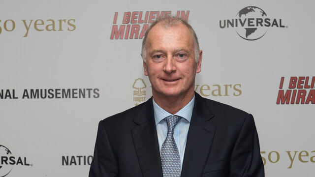 NOTTINGHAM, ENGLAND - OCTOBER 11: Former Nottingham Forest player Trevor Francis from the1977-79 poses for a group photograph ahead of the screening of I Believe in Miracles at City Ground on October 11, 2015 in Nottingham, England.