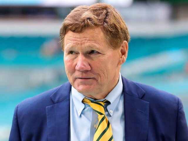 MIAMI GARDENS, FLORIDA - DECEMBER 25: President and CEO Mark Murphy of the Green Bay Packers looks on prior to a game against the Miami Dolphins at Hard Rock Stadium on December 25, 2022 in Miami Gardens, Florida.