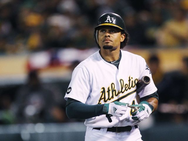 GIF: Coco Crisp attacked by ball while teammates take cover