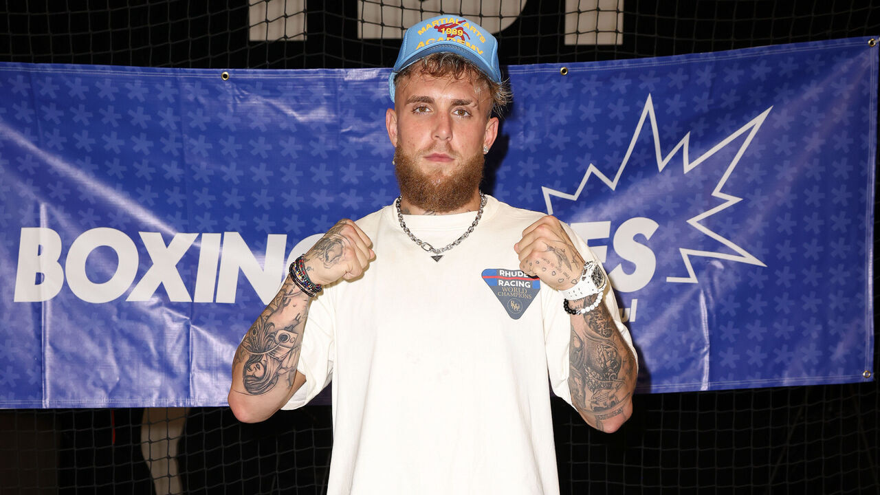 BOCA RATON, FLORIDA - MARCH 26: Jake Paul attends the Boxing Bullies event host by himself and The Berman Law Group on March 26, 2023 in Boca Raton, Florida.