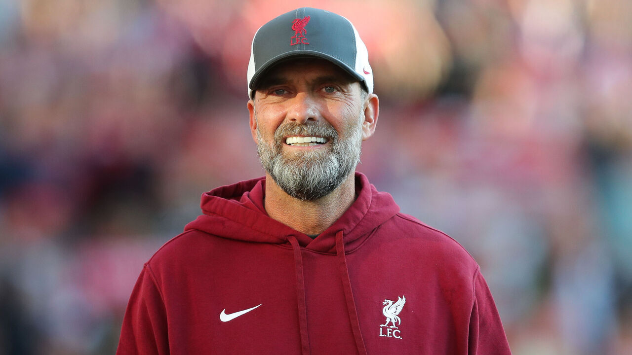 PRESTON, ENGLAND - AUGUST 07: Jurgen Klopp, manager of Liverpool, prior to the pre-season friendly match between Liverpool FC and SV Darmstadt 98 at Deepdale on August 07, 2023 in United Kingdom.