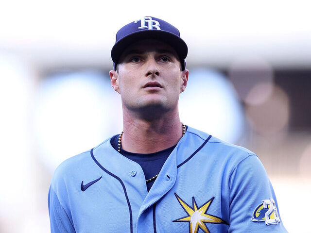 SEATTLE, WASHINGTON - JUNE 30: Shane McClanahan #18 of the Tampa Bay Rays pitches during the first inning against the Seattle Mariners at T-Mobile Park on June 30, 2023 in Seattle, Washington.