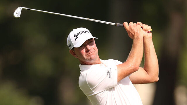 MEMPHIS, TENNESSEE - AUGUST 12: Lucas Glover of the United States plays a shot on the 17th hole during the third round of the FedEx St. Jude Championship at TPC Southwind on August 12, 2023 in Memphis, Tennessee.