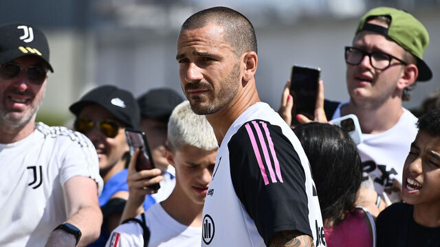TURIN, ITALY - JULY 17: Leonardo Bonucci of Juventus FC attends for the Juventus Medical Tests at Jmedical on July 17, 2023 in Turin, Italy.