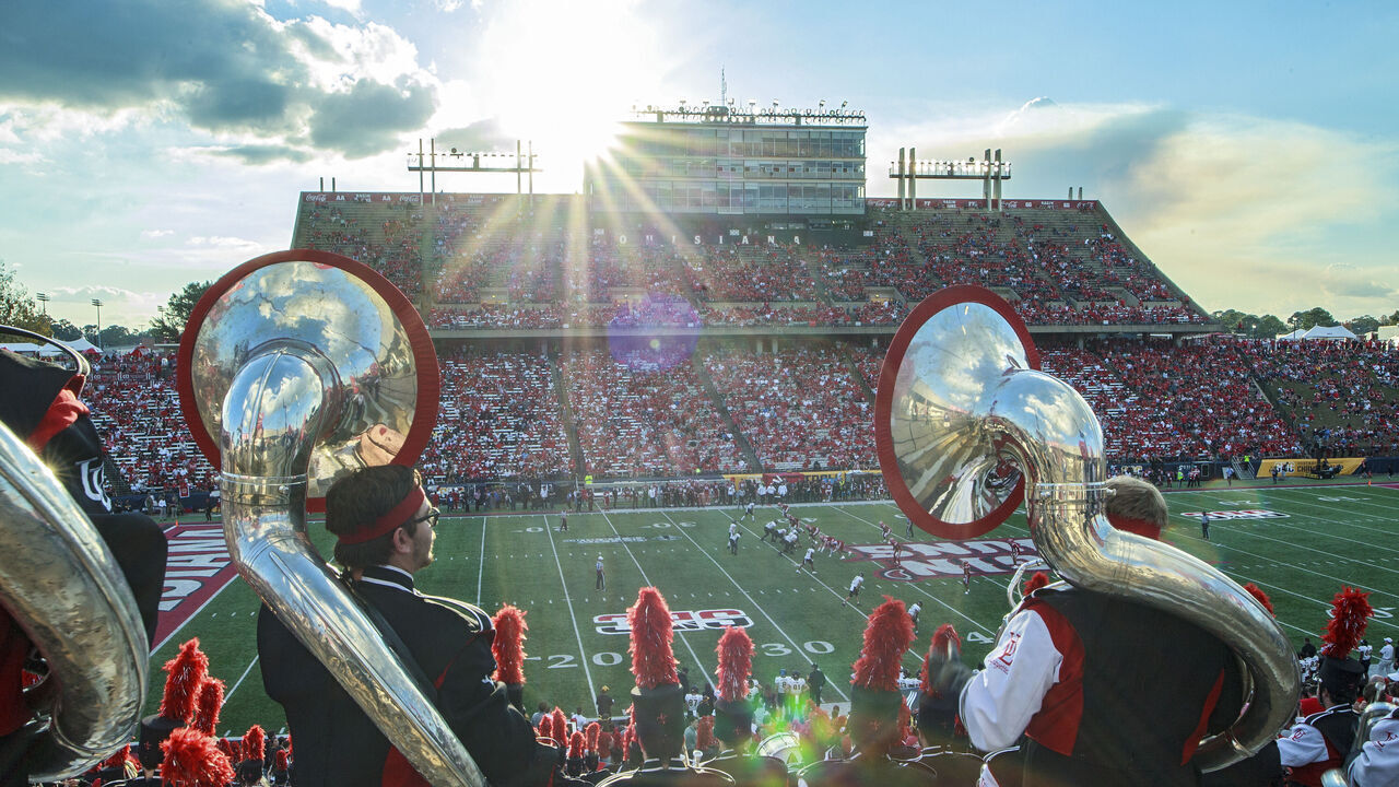 LAFAYETTE, LA - DECEMBER 04: Cajun Field during a game between the Louisiana-Lafayette Ragin Cajuns and the Appalachian State Mountaineers at Cajun Field in Lafayette, Louisiana on December 4, 2021.